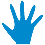 An icon of a hand representing arthritis and neuropathy